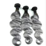 Professional Remy Wet and Wavy Ombre Human Hair Extensions For White Girl