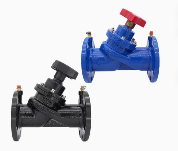 Digital Lock Static Balancing Control Valve Flange Type Ductile Iron Static Flow Balancing Valve for HVAC Heating Water System
