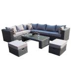 All Weather Sectional Big Size Rattan Outdoor Wicker Patio Sofa Patio Furniture