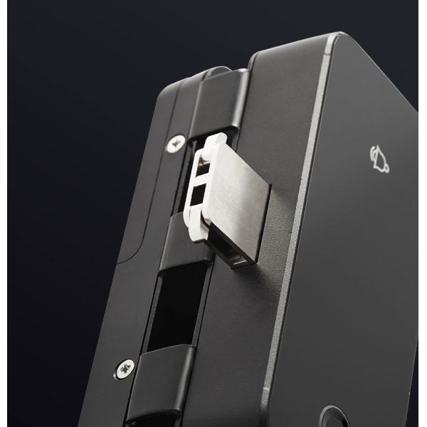 Biometric Fingerprint Wifi Sliding Glass Door Lock ODM Double Authentication