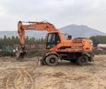 Original Color Used Doosan DH210W-7 Wheel Excavator In Good Condition/Used