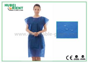 Wholesale OEM Waterproof PP Nonwoven Surgical Isolation Gown Without Sleeves from china suppliers