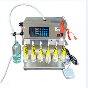 China Customized Spout Bag Filling Machine , Table Type 100ml 8 Head Liquid Filling Machine on sale