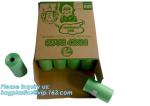 LED Flashlight Dog Waste Bag Dispenser Holder with Pet Waste Bag Poop Roll Bags,