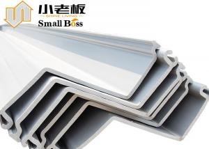 China Grey Color Vinyl PVC Sheet Pile Customized Flood Protection Z Type Extrusion on sale