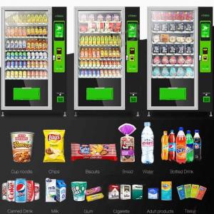 China 267PCS 24h Snacks And Drinks Vending Machine With Credit Card Or Cash Payment System on sale