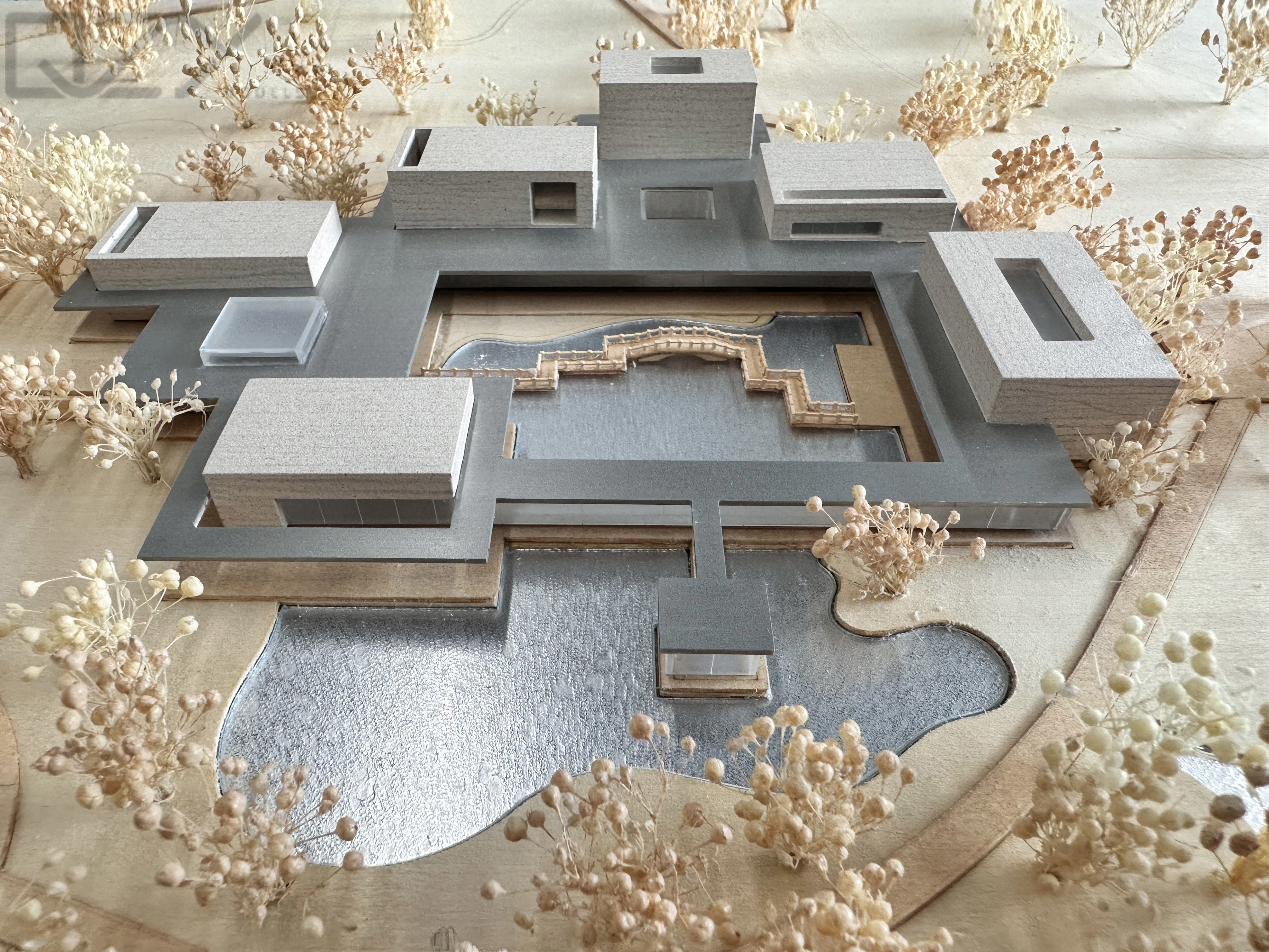 Chen Liang Cultural Exhibition Center Model Atelier Apeiron Architects 1/500 Architectural Model
