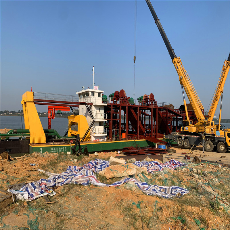 Hydraulic Control Cutter Suction Dredging Machinery for River Gold