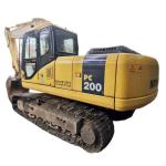 Japan Used Komatsu PC200-7 Excavator with Original Hydraulic Cylinder in Good