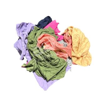 Wholesale Since 1998 Mixed Colored Industrial 10Kg Rags Fabric Cotton Waste Recycled T Shirt Cotton Rags from china suppliers