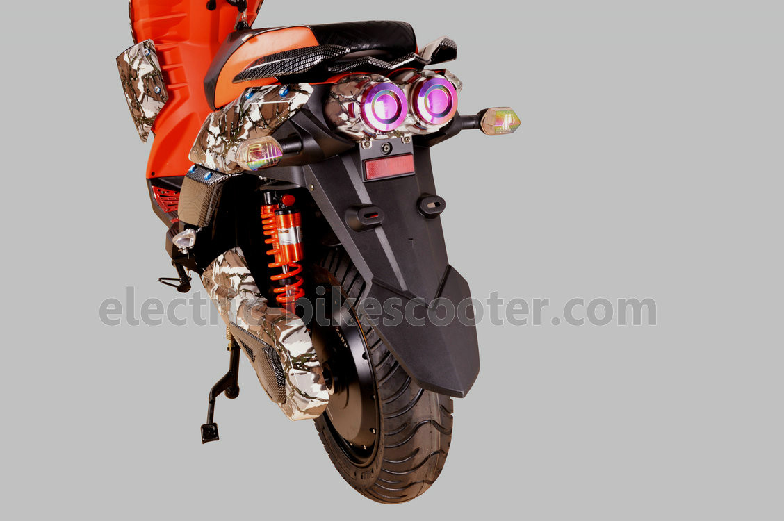2000W 72V Electric Pedal Assist Scooter 60km/H