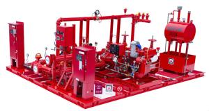 Wholesale UL/FM Horizontal Split Case Fire Pump Assembly 1 Motor 1 Diesel 1 Jockey from china suppliers