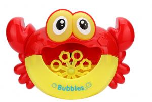 China nontoxic ABS Crab Bubble Machine 19*13cm for Kids Christmas Gift on sale