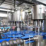 18000BPH Glass Bottle Filling Machine 10Kw Glass Bottling Equipment