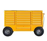 Stainless Steel Handles Professional Tool Trolley Set for Car Repair Garage