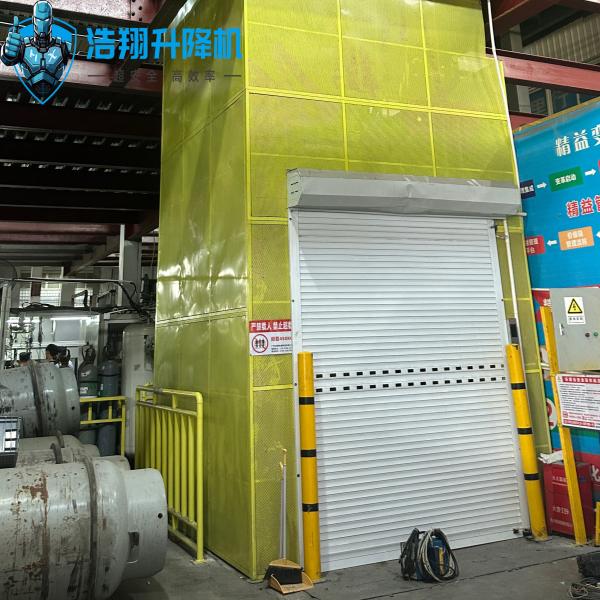 10m High 500kg-20000kg Industrial Indoor Goods Lift 2 Storey Hydraulic Cargo