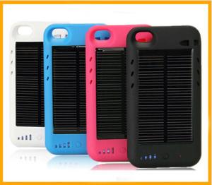 Wholesale 2600 mah solor power bank case for iPhone5 from china suppliers