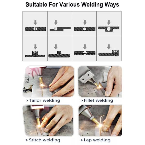Mini Handheld Automatic Fiber Laser Welder Welding Machine For Industry