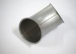 90 Degrees Round Shape Dust Collection Pipe Stamping Zinc Plate Sanitary Tubing
