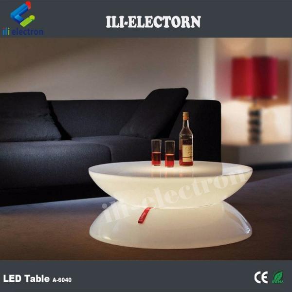 Illuminated multicolor change outdoor led light coffee table