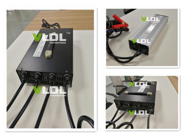 4 Banks 7A 24 Volt Battery Charger With 4 Output Of 29.4V 7A Max Charging One