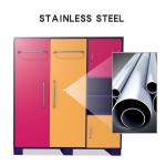 Bedroom Cold Rolled Steel Storage Cabinet With Doors 0.6mm
