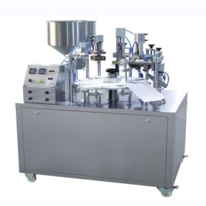 Wholesale Lotion Cosmetic Cream Electric Aluminum Plastic Soft Tube Semi Automatic Fill and Seal Machine from china suppliers