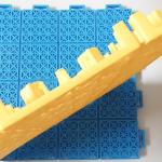 Blue Sports Court PP Tiles for Volleyball Tennis Badminton Basketball Outdoor