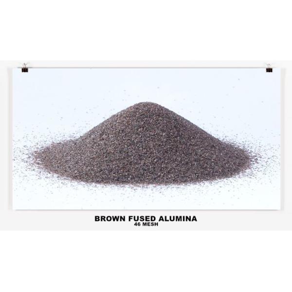85%-90% Brown Fused Aluminum Oxide Grit Blast Media Fine Sandblasting Media