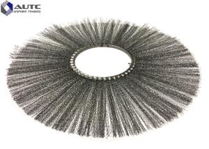 Wholesale Flat Style Steel Wire Snow Sweeper Brush Rotary Flat Ring Farms Runways from china suppliers