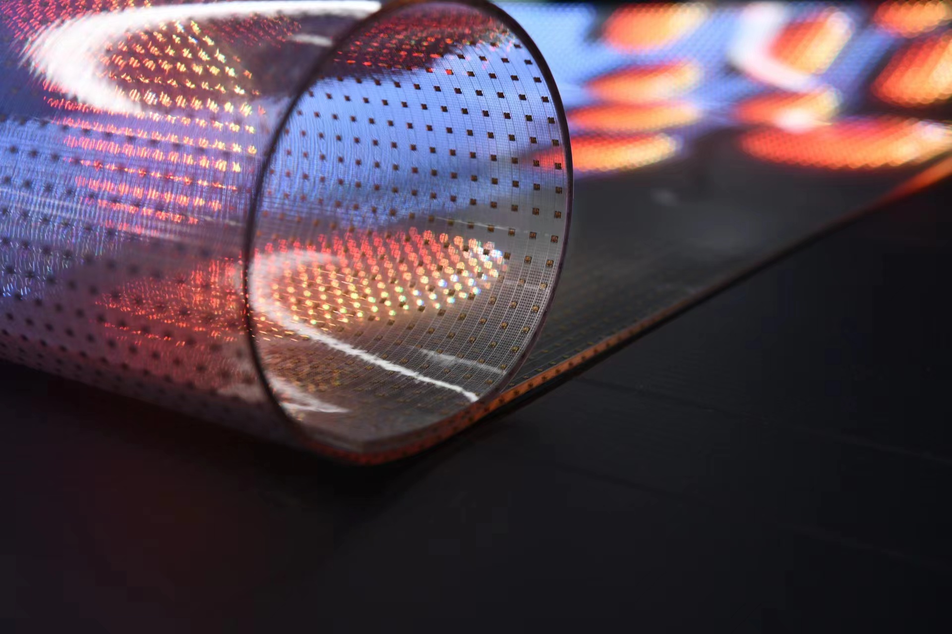 160x38 See Thru LED Display Practical Multiscene Transparent