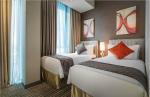 Hotel style apartment interior design of Laminated furniture for Wall mounted