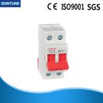 Din Rail Electrical Isolator Switch Fixed Install Plastic Texture PA66 IEC60947