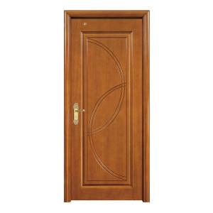 China Single Panel MDF Wood Doors 6 Layer Painting 45mm Thick Soundproof on sale
