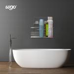 SS201 Wall Mounted Shower Basket Organizer 10kg Loading Kitchen Wall Rack