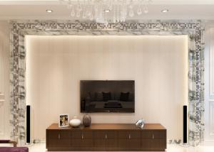 Wholesale Contemporary Living Room Wallpaper Striped For Bedroom , Modern Lounge Wallpaper from china suppliers