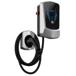 7 Inch LCD Display 22kw Commercial Electric Vehicle Wall Charger 5m Cable Length