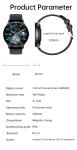 Touchscreen NFC Outdoor Smart Watch Waterproof Amoled Display