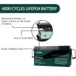 ASGOFT Lipo4 Lifepo4 Battery 100ah 150AH 12 Volt Li Ion Battery Pack