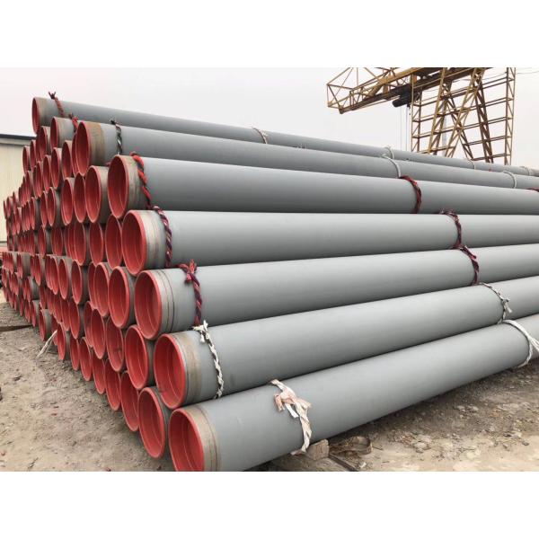 Black Painted API 5L PSL1 X42 ERW Water Transmission Pipeline