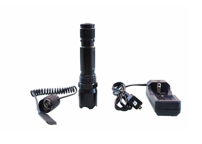 180 Lm Black Bulk Tactical Flashlights IP67 Water Resistant With CREE LED