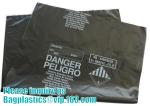 strong thick asbestos disposal bags, asbestos car garbage rubbish bag, Asbestos