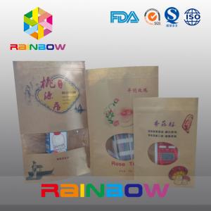 Wholesale Food Grade Custimized Kraft Paper Bags / k Bag With Window from china suppliers