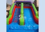 Red Commercial Grade Inflatable Bounce House Water Slide for Residential