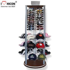 Wholesale Fashion Store Rotating Outdoor Sports Product Display Stands / Racks Wood Base from china suppliers