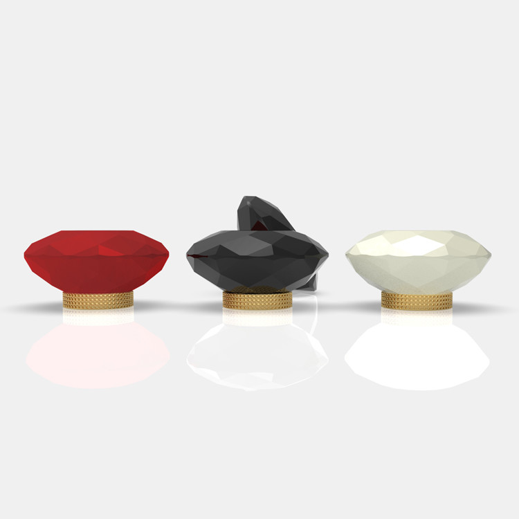 Custom Dog Head Gold Fasion ISO 9001 Perfume Bottle Caps