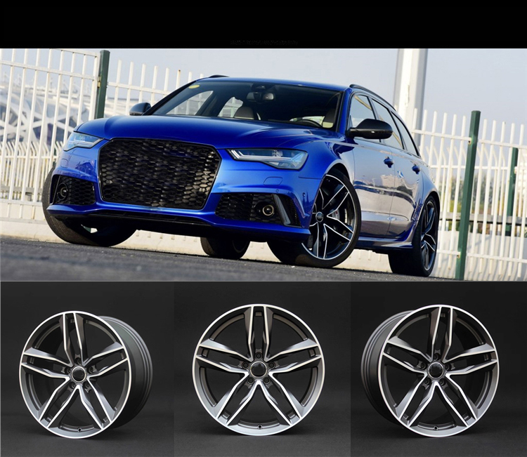 Machined Face Car Wheel Rims Aluminum Alloy 19 Inch 5 X 112