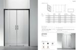 Aluminum ，Screen Sliding Door,Framed Double Slider Door，Bathscreen Shower Door