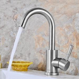 Wholesale No Rust Hygienic Single Hole Sink Mixer Taps Environmental Protection from china suppliers