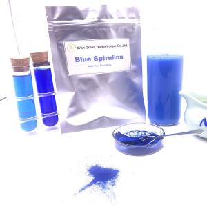 China Natural Spirulina Phycocyanin Blue Pigment E6 E18 E25 ISO HACCP on sale